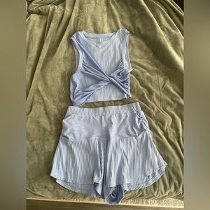 Free People Ribbed Set